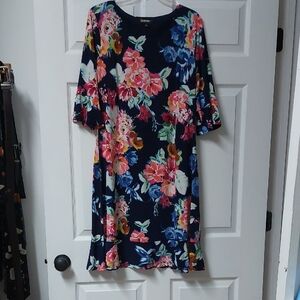 Glamour Pink Bell Sleeve Sundress Wedding Guest